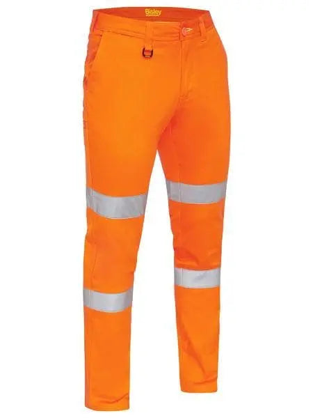 Bisley Taped Biomotion Stretch Cotton Drill Pants BP6008T Bisley Workwear